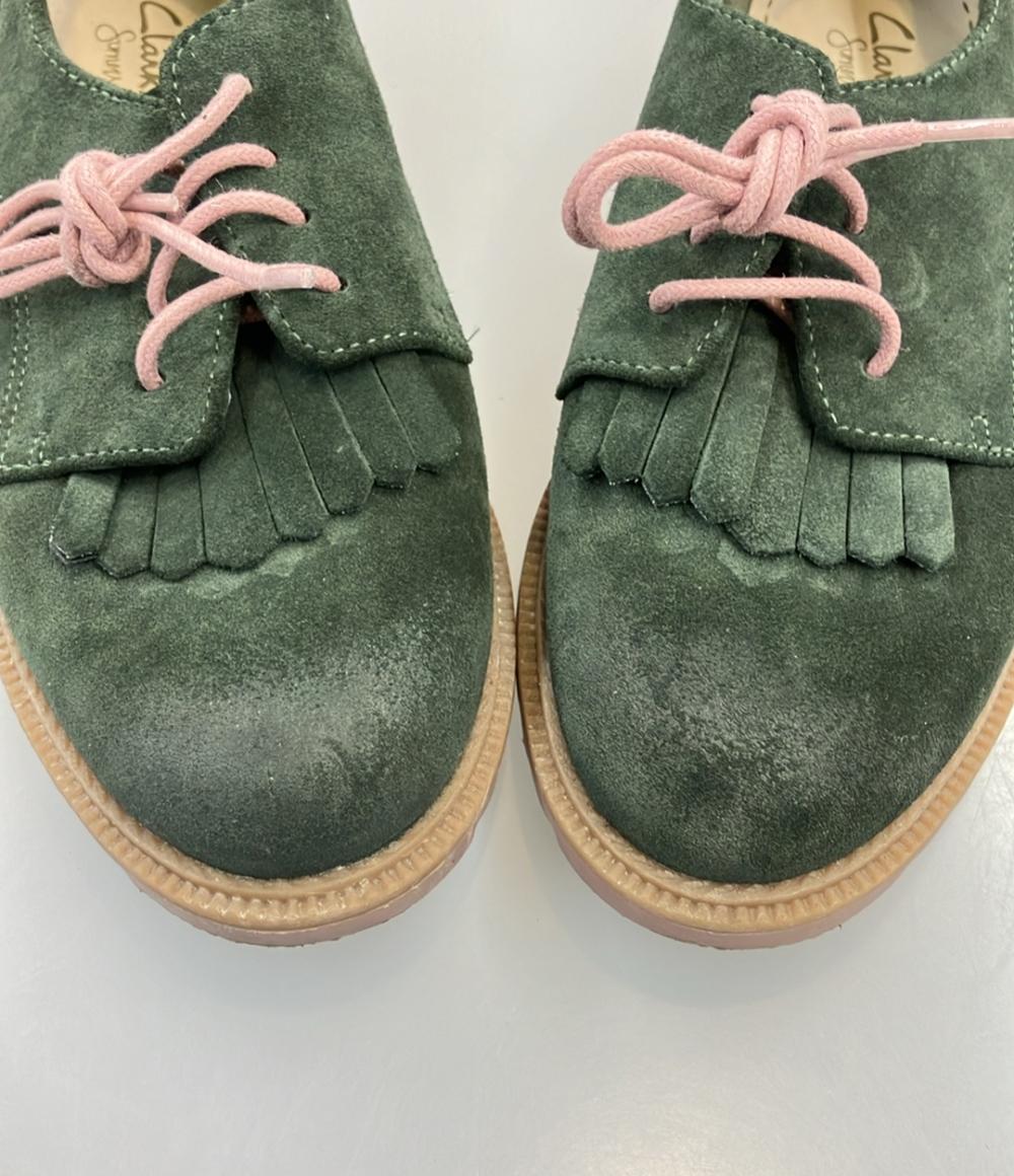 訳あり クラークス ローファー スエード レディース SIZE 23.0 (M) Clarks