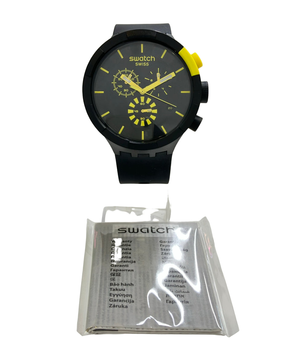 Swatch 腕時計 クオーツ ブラック メンズ スウォッチ