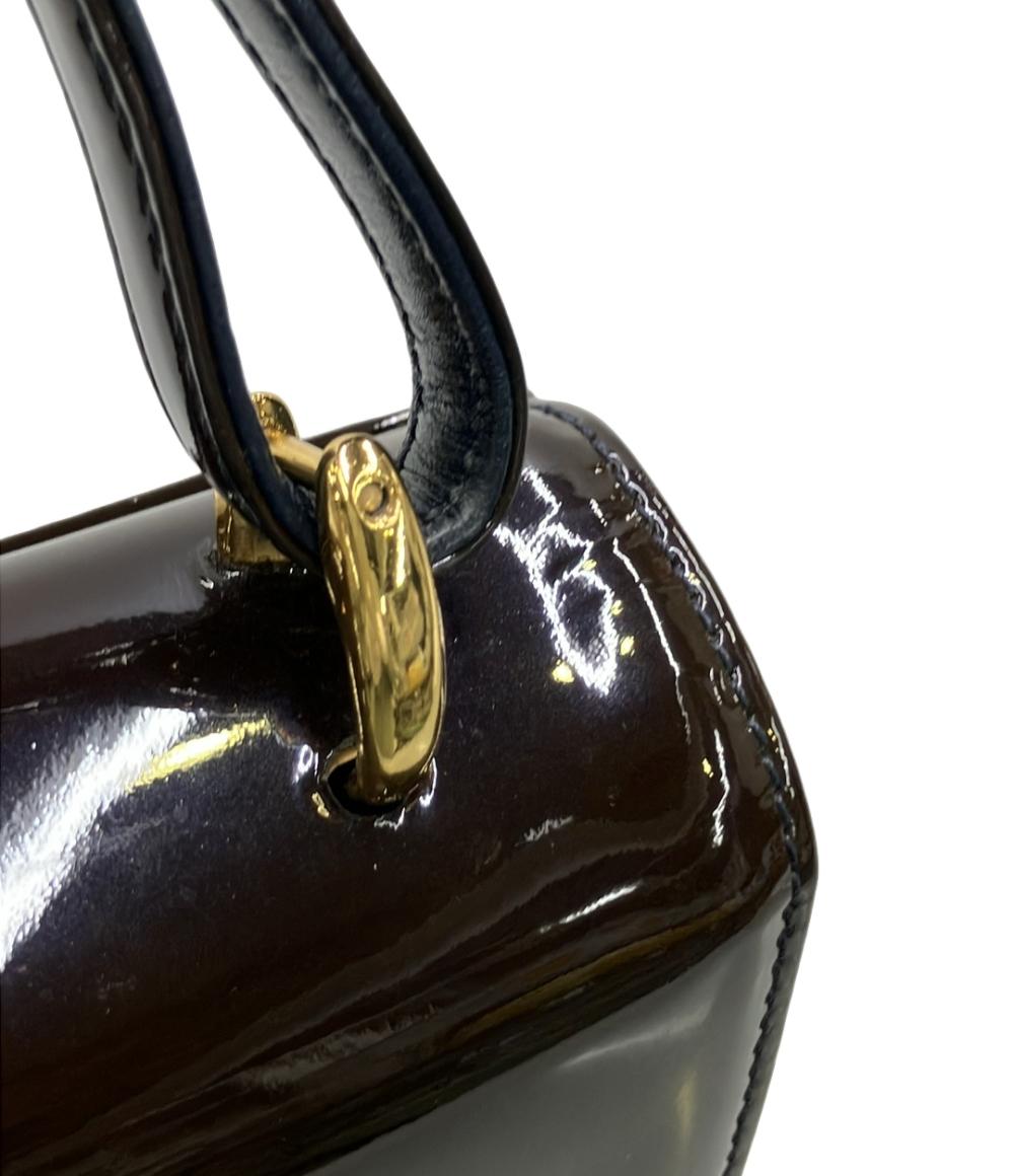 美品 CHARLES JOURDAN ハンドバッグ エナメル レディース シャルル・ジョルダン