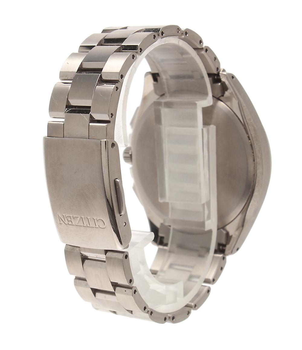 CITIZEN 腕時計 アテッサ ATTESA ソーラー ブルー H804-T018696 メンズ