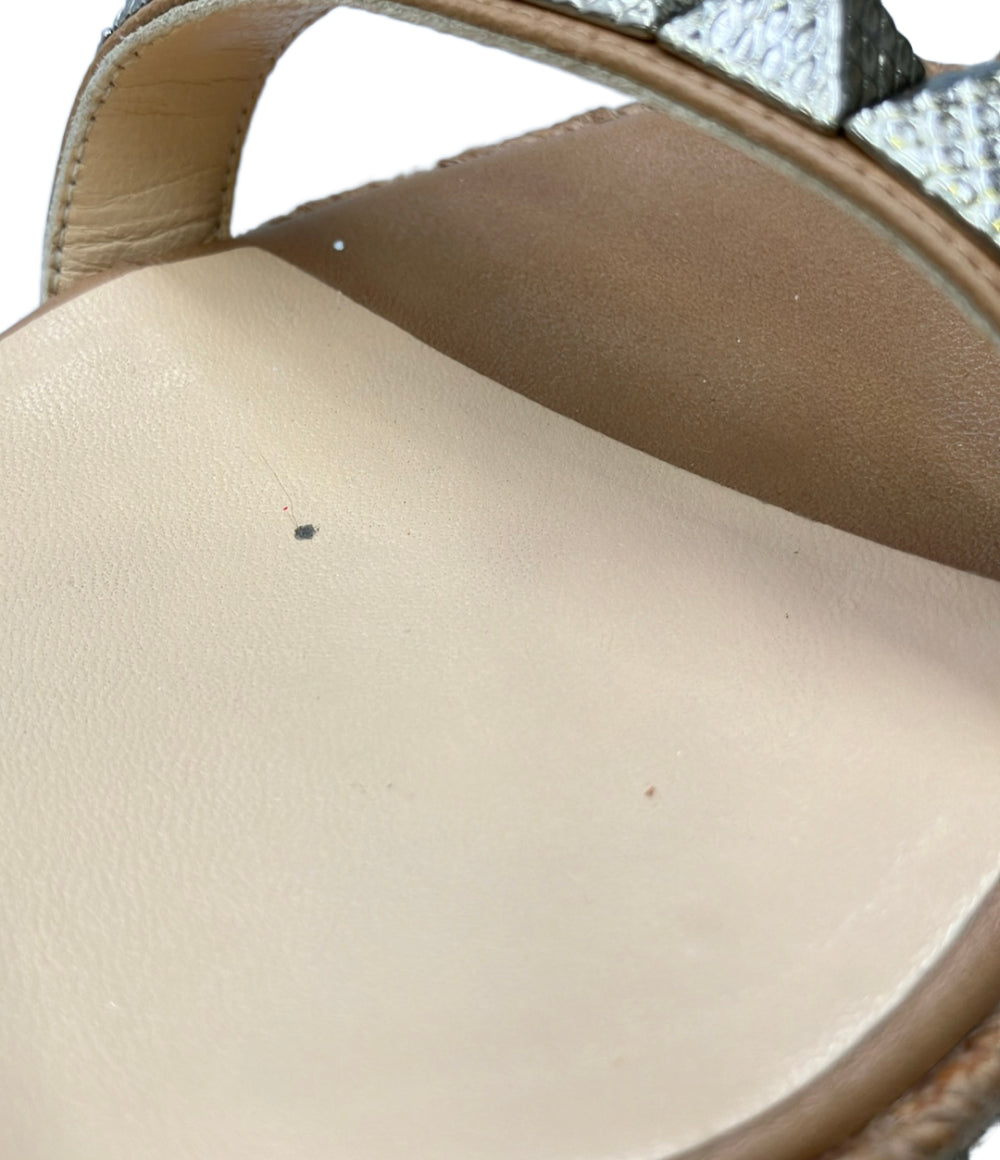 Christian Louboutin スタッズウェッジソールサンダル レディース SIZE 36 (23.5cm) クリスチャンルブタン