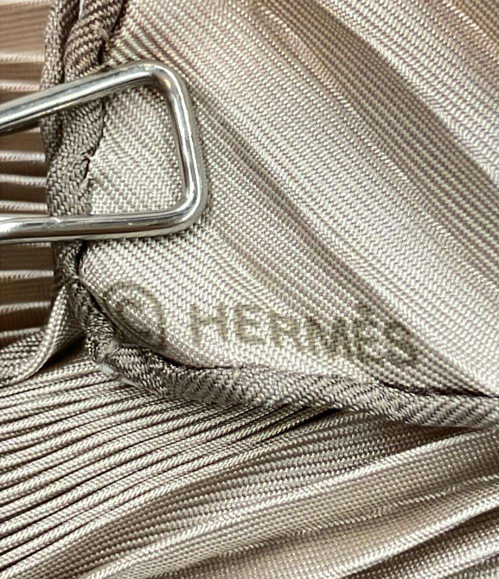 美品 HERMES スカーフ シルク100% カレ70 プリーツ レディース エルメス