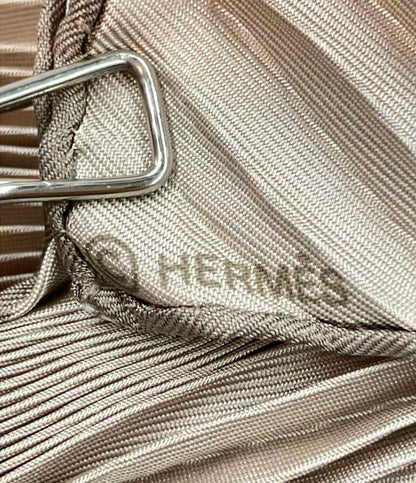 美品 HERMES スカーフ シルク100% カレ70 プリーツ レディース エルメス