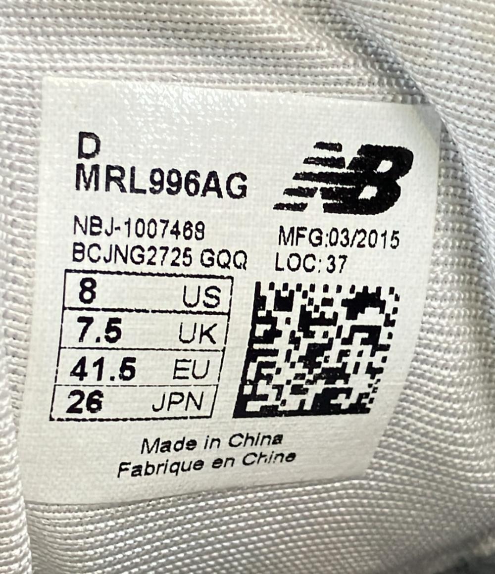 NEW BALANCE ローカットスニーカー MRL996AG メンズ SIZE 26.0 (M) ニューバランス
