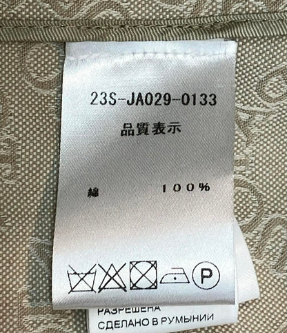 美品 PATOU ジャガードコットンショートジャケット 23S-JA029-0133 レディース SIZE 40 (L) パトゥ