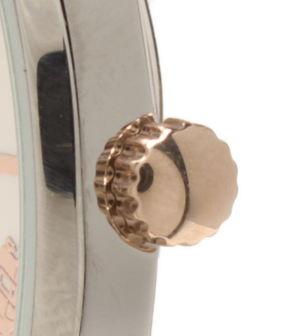 美品 コーチ 腕時計 クオーツ シルバー レディース COACH