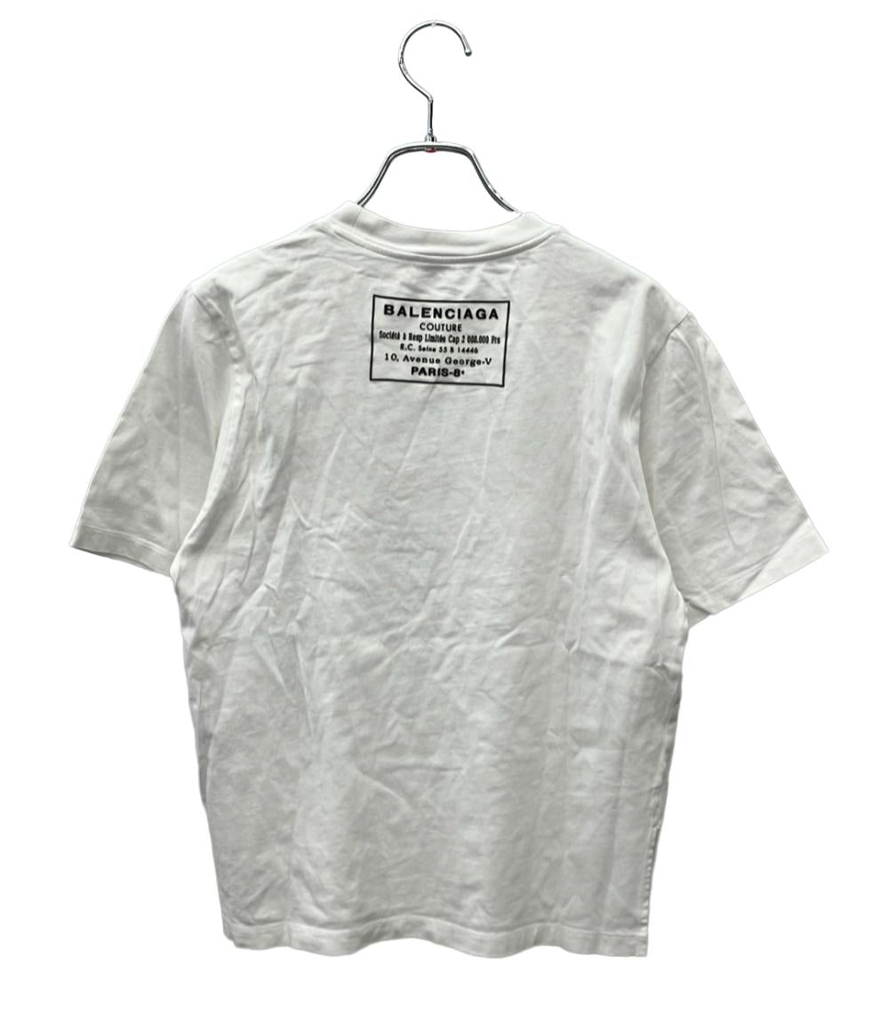 BALENCIAGA 半袖Tシャツ ロゴ バックプリント 496052 TXK46 レディース
