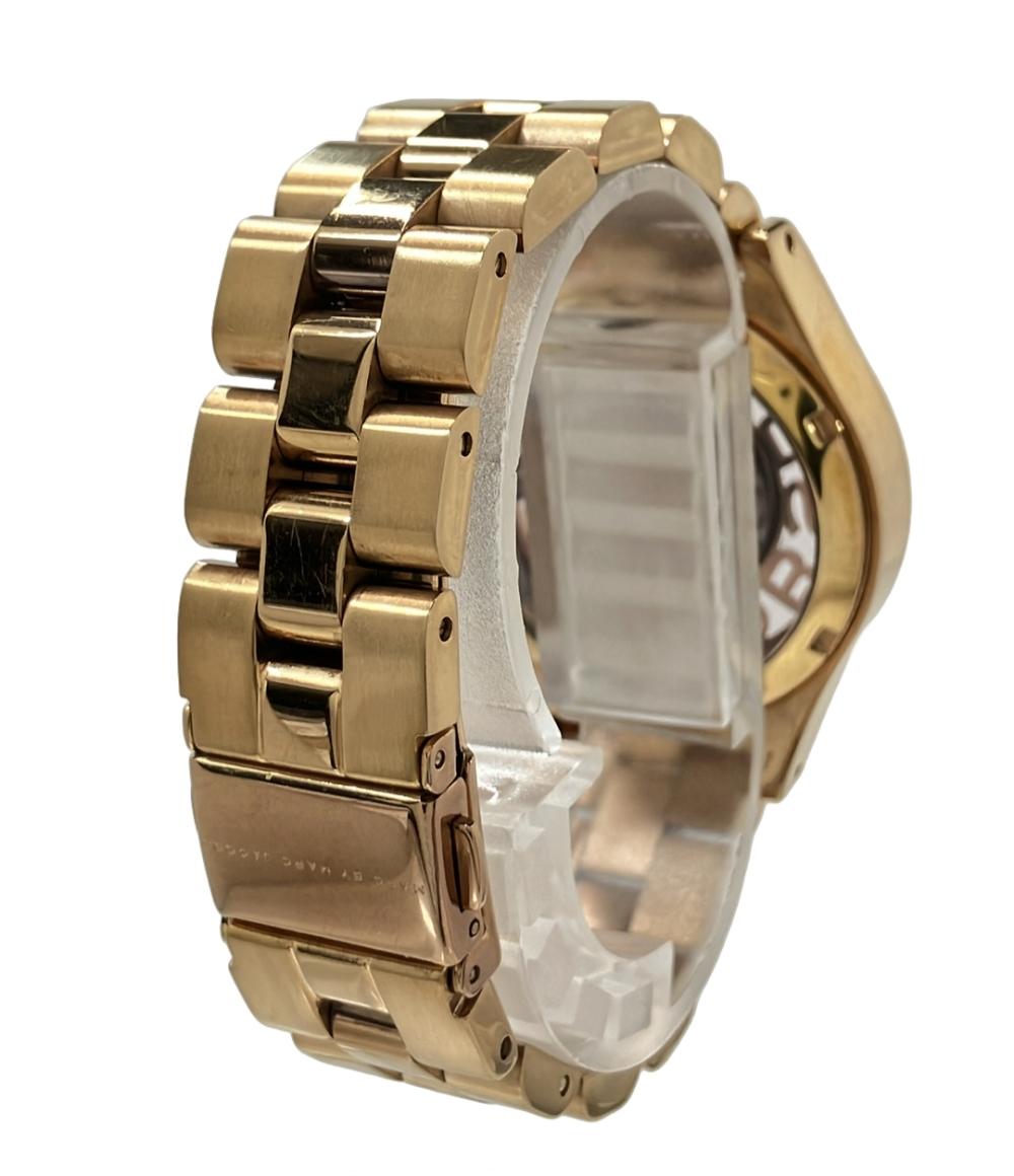 MARC BY MARC JACOBSの時計 Marc By Marc Jacobs Rose Gold Watch Women Round Need Battery EUC