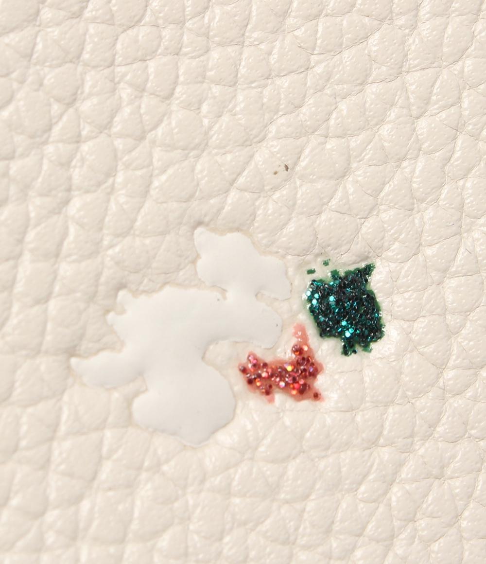 美品 COACH ポーチ スモール リストレット ウィズ フローラル プリント