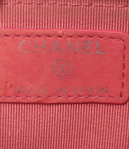 CHANEL コインケース キーリング付き シルバー金具 22番台 マトラッセ AP0221 レディース シャネル