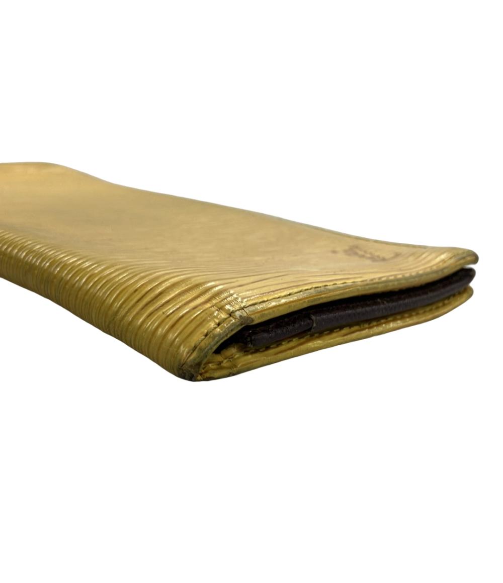 ルイ・ヴィトン 二つ折り札入れ長財布 ポルトカルトクレディ エピ M63219 レディース LOUIS VUITTON