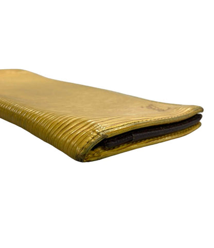 ルイ・ヴィトン 二つ折り札入れ長財布 ポルトカルトクレディ エピ M63219 レディース LOUIS VUITTON