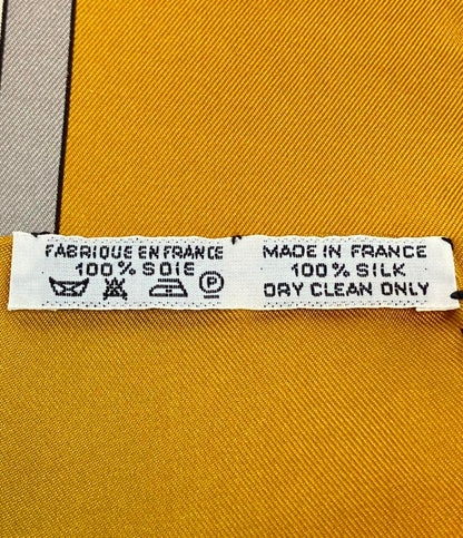 美品 エルメス スカーフ シルク100% clic clac カレ90 レディース HERMES