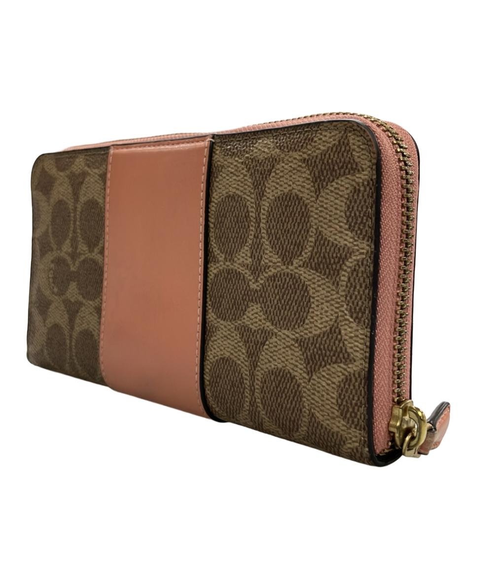 コーチ ラウンドファスナー長財布 レディース COACH