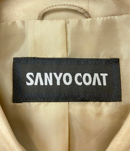 美品 サンヨーコート シルクロングコート アウター ジャケット 薄手 レディース SIZE 9 (M) SANYO COAT