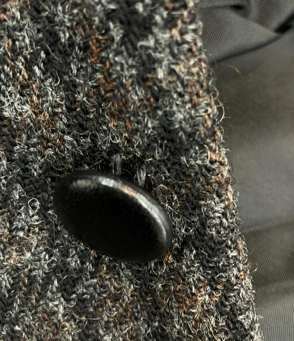 COMME des GARCONS HOMME テーラードジャケット ウール ダークグレーチェック hj-08025s メンズ SIZE S コムデギャルソンオム