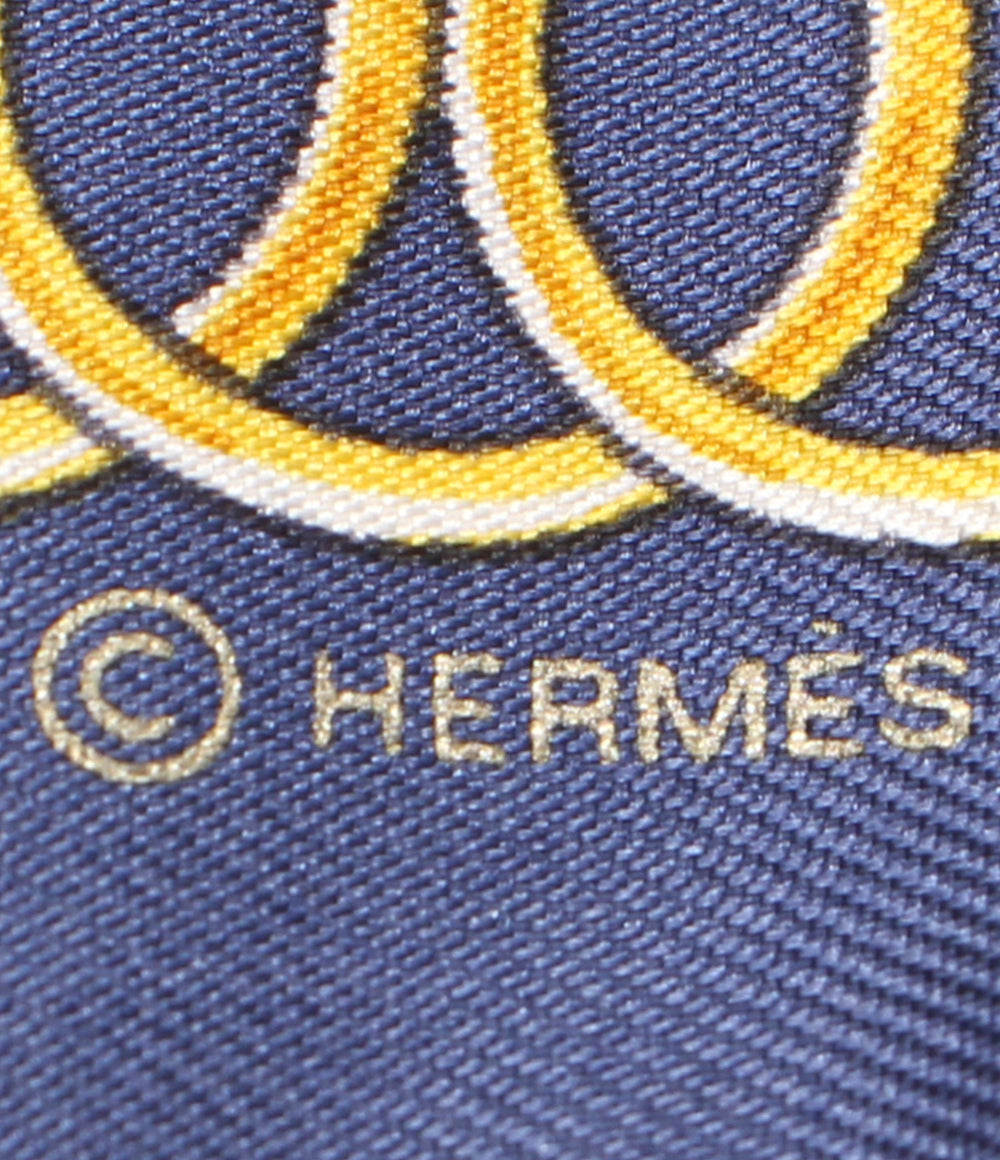 美品 HERMES スカーフ シルク100％ ツイリー リフト プロフィール レディース エルメス