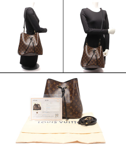 美品 LOUIS VUITTON ショルダーバッグ 肩掛け 斜め掛け ネオノエMM モノグラム M44020 レディース ルイ・ヴィトン