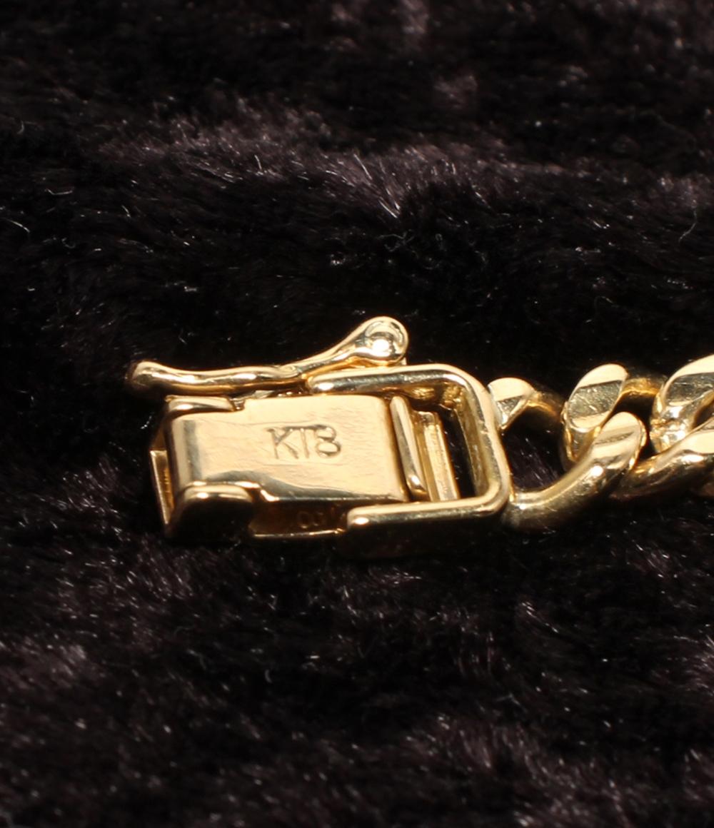 美品 ブレスレット K18 Pt850 ダイヤ 0.08ct レディース