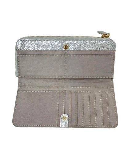 美品 マリクレール L字ファスナー二つ折り長財布 レディース marie claire