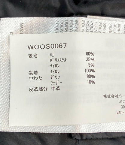 美品 WOOLRICH ダウンジャケット Alaskan Wool Check Overshirt ARCHIVEラインWOOLRICH WOOLEN MILLS メンズ SIZE S ウールリッチ