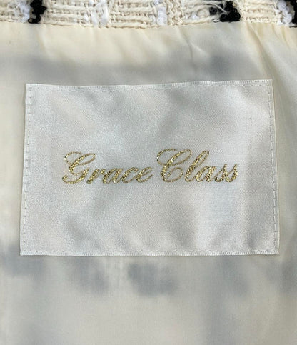 グレースコンチネンタル 半袖ツイードコートドレス レディース SIZE 36 (S) GRACE CONTINENTAL