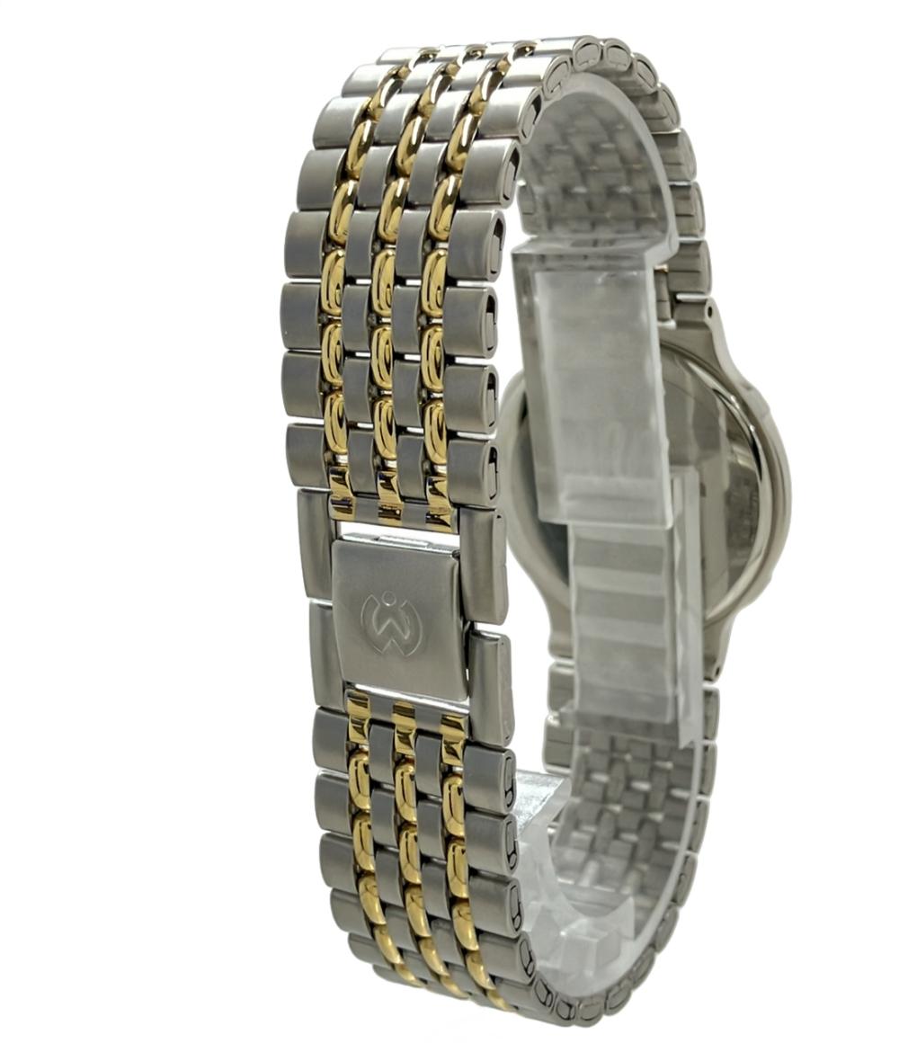 ミラショーン 腕時計 クオーツ シルバー 1L22 メンズ mila schon