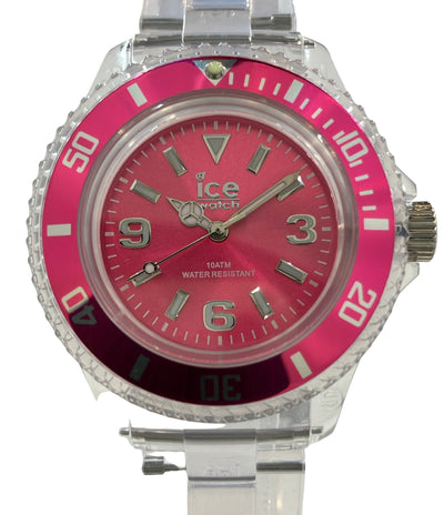 美品 ice watch 腕時計 クオーツ ピンク メンズ アイスウォッチ