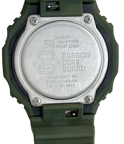 美品 CASIO 腕時計 G-SHOCK クオーツ ブラック GA-2110SU メンズ カシオ