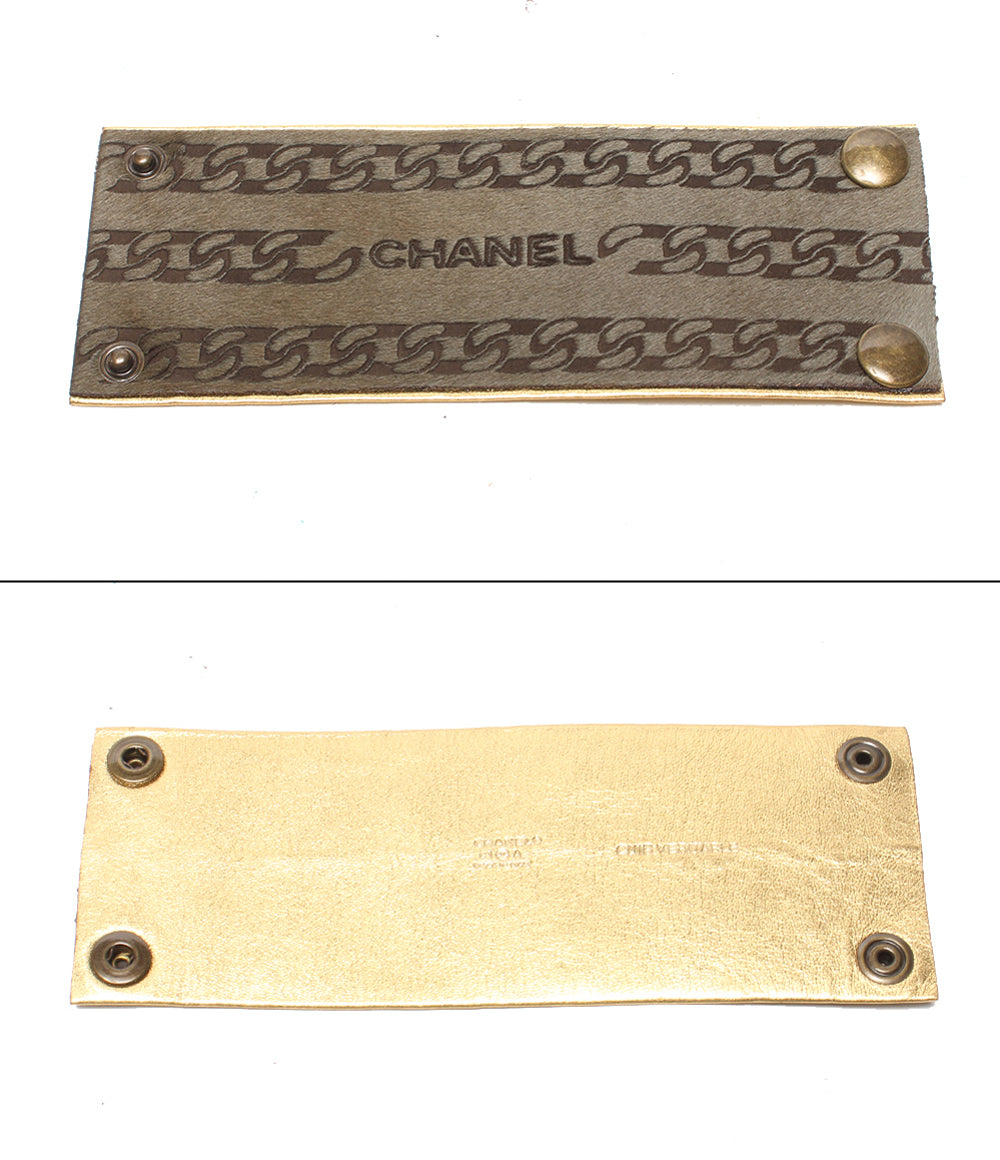 CHANEL チェーンハンドバッグ ゴールド金具 ハラコ レディース シャネル