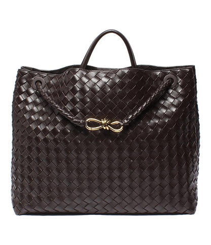 ボッテガ・ヴェネタ 2wa ハンドバッグ ショルダー トートバッグ 肩掛け 斜め掛け アンディアーモ ラージ イントレチャート レディース BOTTEGA VENETA