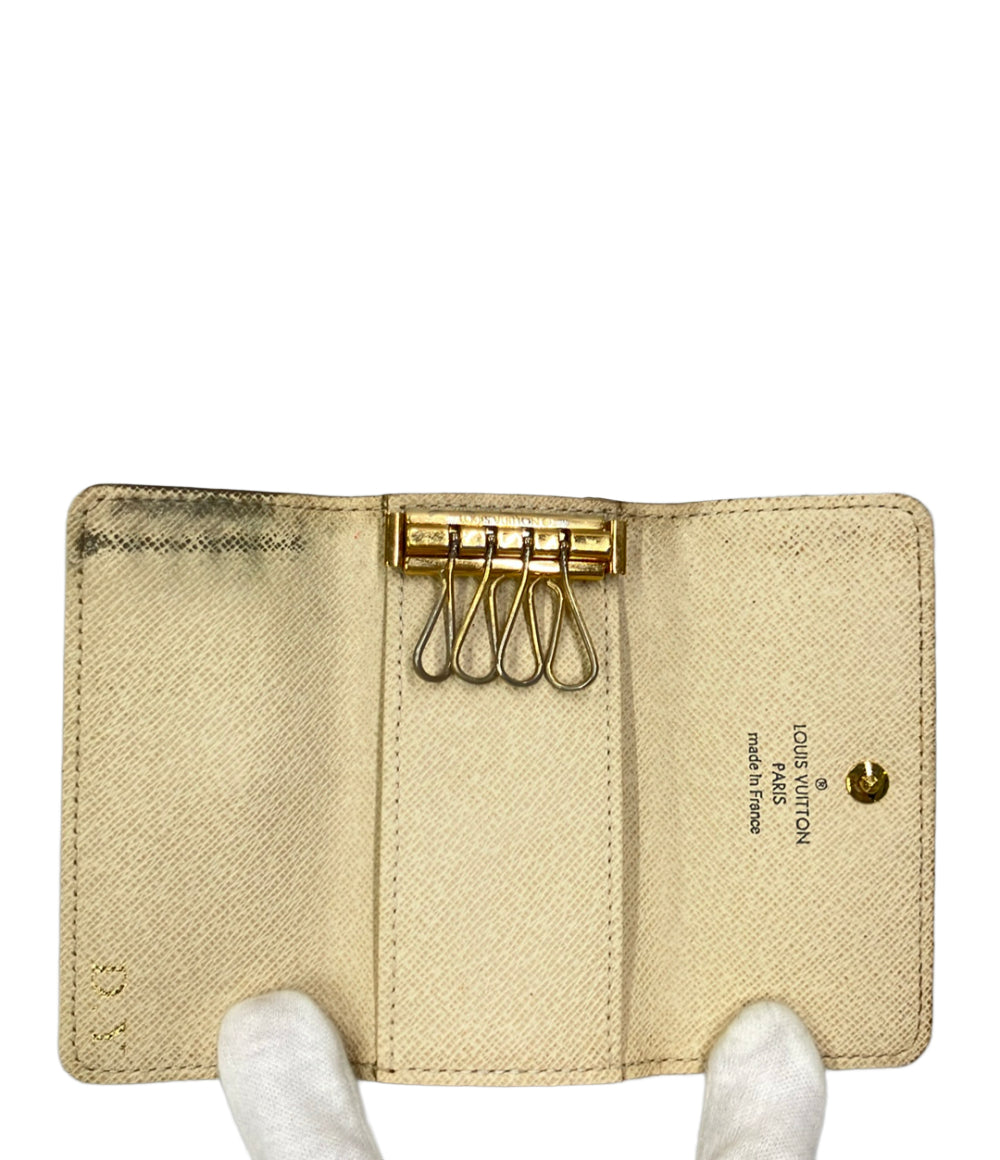 LOUIS VUITTON 4連キーケース ミュルティクレ4 ダミエ アズール N60020 ユニセックス ルイ・ヴィトン