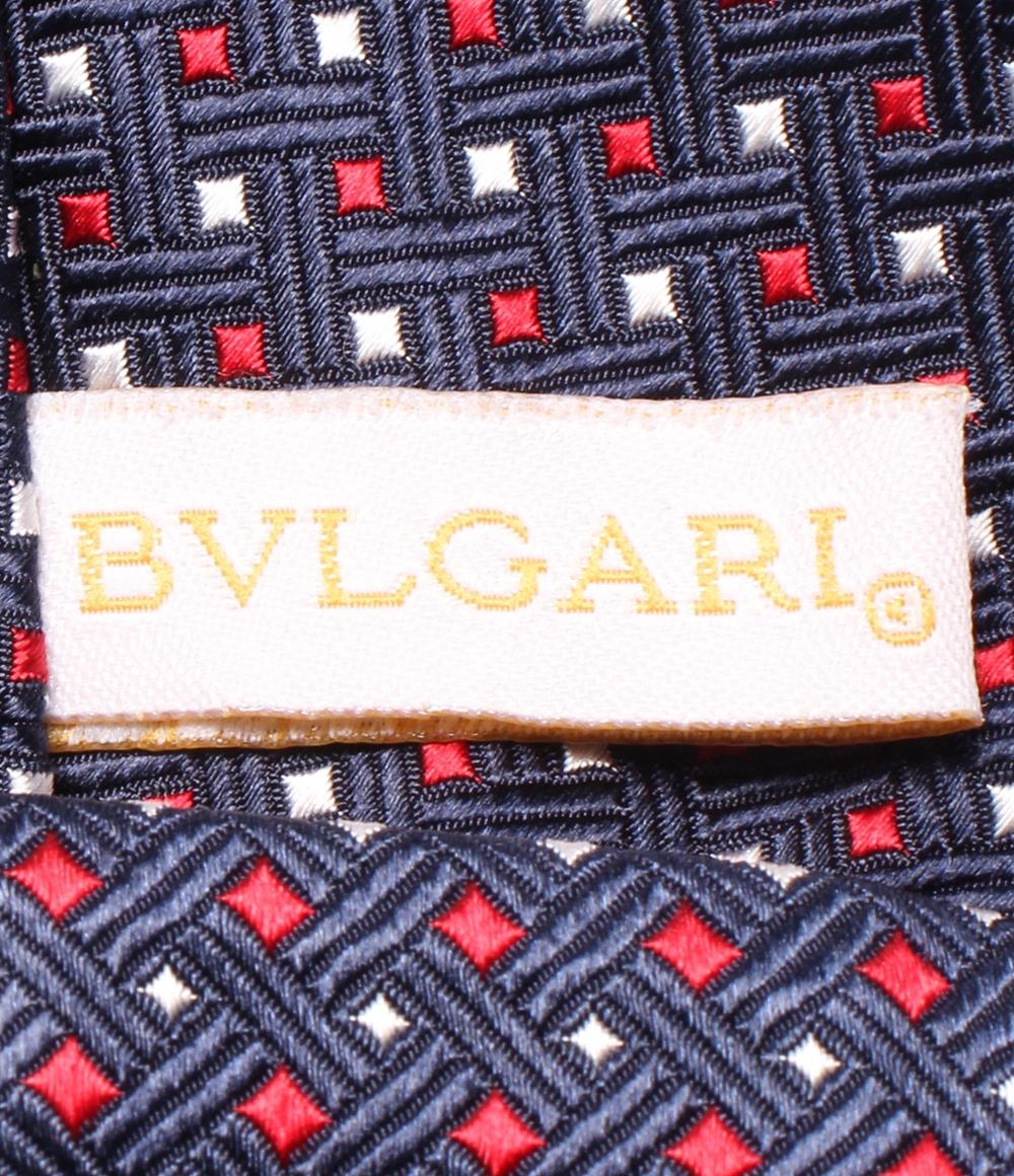 ブルガリ ネクタイ シルク100％ メンズ BVLGARI