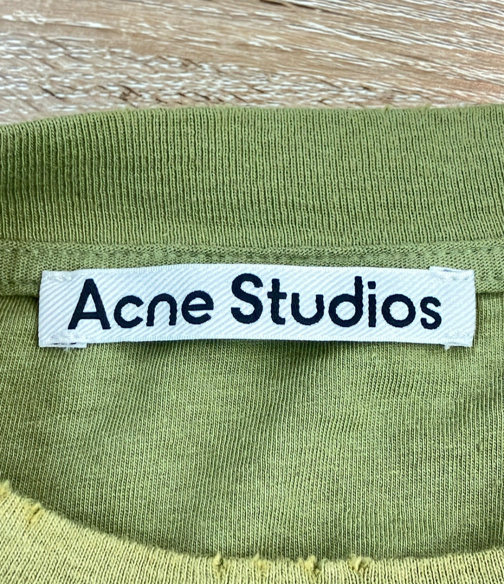 Acne Studios 半袖Tシャツ スプレーヴィンテージ 加工 ロゴ FN-UX-TSHI000013 メンズ SIZE S アクネ ストゥディオズ