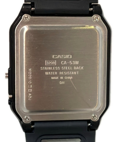 美品 CASIOか 腕時計 データバンク クオーツ CA-53W レディース メンズ カシオ