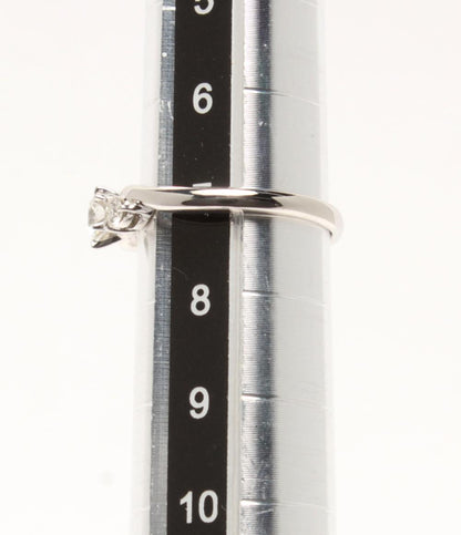 美品 リング 指輪 Pt900 ダイヤ 0.214ct ダイヤ 0.10ct レディース SIZE 7号