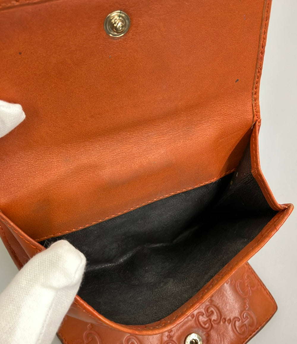 GUCCI ダブルホック 二つ折り財布 グッチシマ 257015 493075 レディース グッチ