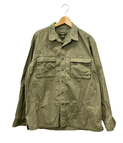 エディー・バウアー 長袖シャツ  ミリタリーアウトドアシャツ メンズ SIZE L (L) Eddie bauer