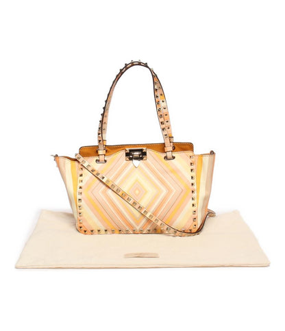 美品 Valentino Garavani 2way ハンドバッグ ショルダーバッグ 斜め掛け レディース ヴァレンティノ・ガラヴァーニ