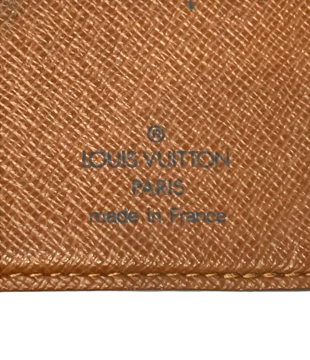 ルイ・ヴィトン 二つ折り長財布 札入れ ポルトカルトクレディ・円 モノグラム M60825 メンズ LOUIS VUITTON
