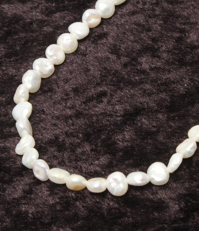 美品 ネックレス ボタンパール バロック レディース