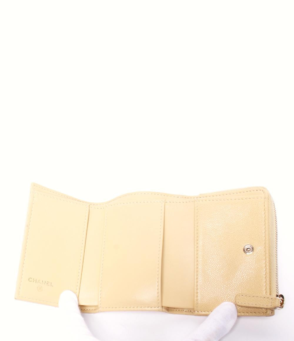 シャネル 三つ折り財布 ゴールド金具 レディース CHANEL