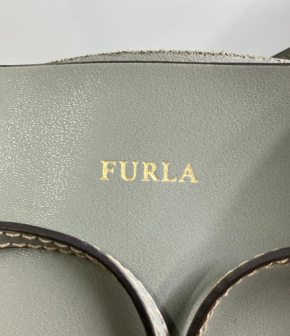 美品 FURLA ハンドバッグ ショルダーバッグ 2WAY 斜め掛け レディース フルラ