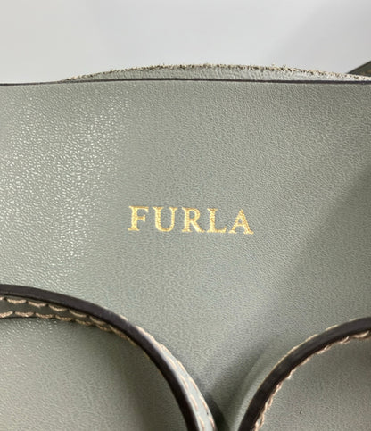 美品 FURLA ハンドバッグ ショルダーバッグ 2WAY 斜め掛け レディース フルラ