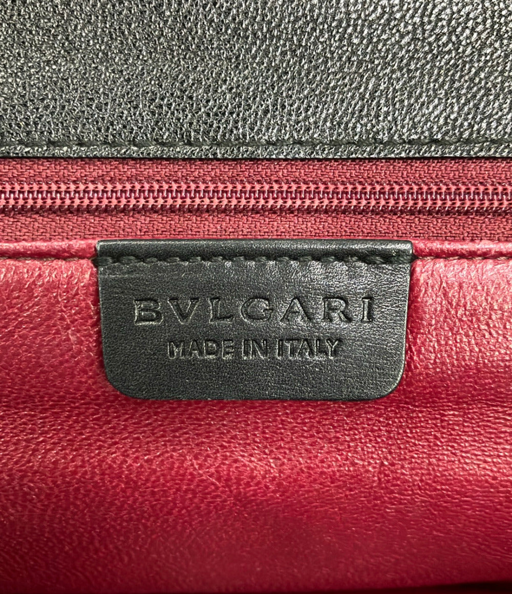 BVLGARI ハンドバッグ レザー ドッピオトンド レディース ブルガリ