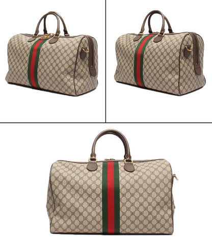 美品 グッチ バレンシアガ 2wayボストンバッグ ショルダーバッグ 斜め掛け コラボ ハッカープロジェクト グラフィティ 680124 0001R 002123 メンズ