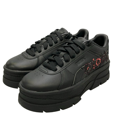 美品 PUMA ローカット厚底スニーカー リヴォ EMB 401145-01 レディース SIZE 24.0 プーマ