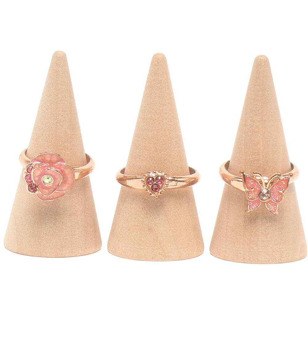 アナスイ リング 指輪 3点セット バタフライモチーフ ローズモチーフ ハートモチーフ レディース ANNA SUI