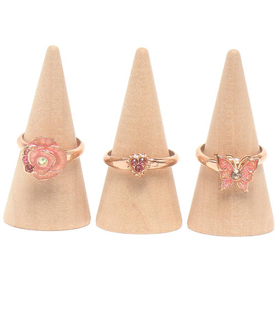 アナスイ リング 指輪 3点セット バタフライモチーフ ローズモチーフ ハートモチーフ レディース ANNA SUI