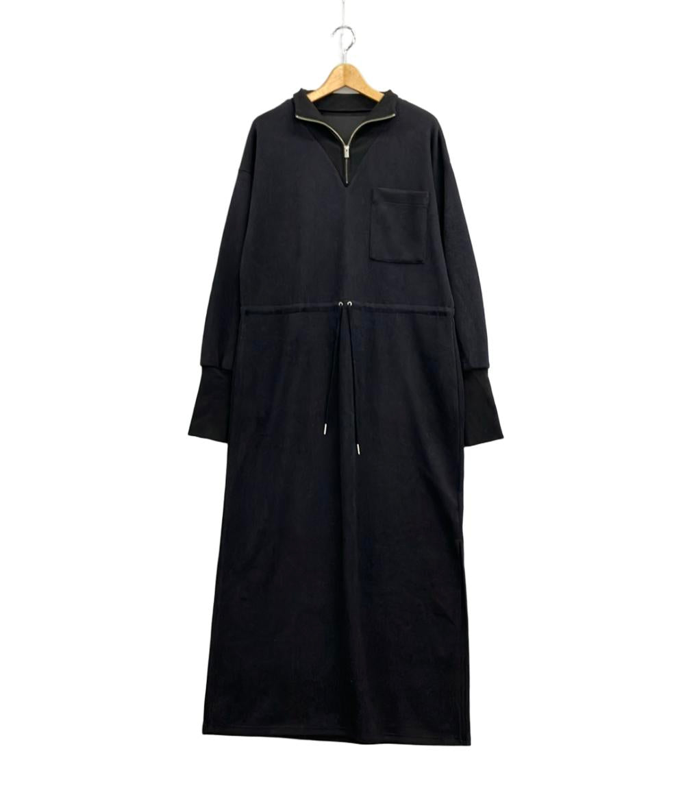 アメリ 長袖ワンピース ニットワンピース ハーフジップ レディース SIZE M (M) AMERI